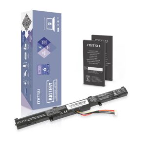 Bateria Mitsu de 14.4V (32Wh) para Portáteis Asus ROG GL752 Series, VivoBook Pro N552 Series e N752 Series