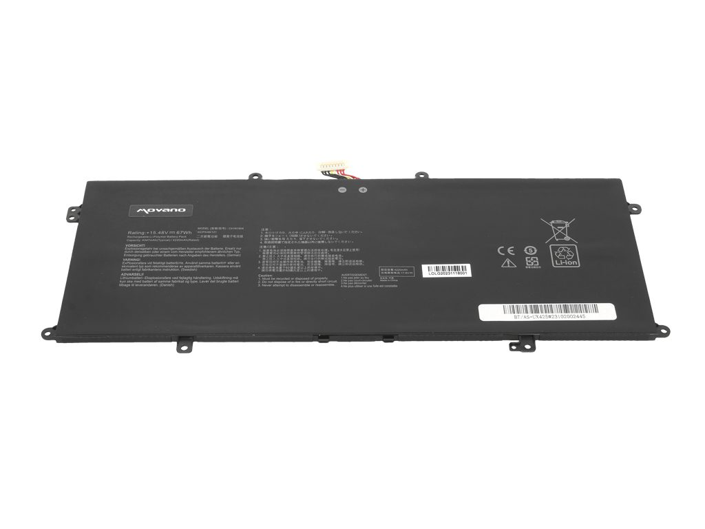 Bateria Movano 15.48V 67Wh para Portátil Asus ZenBook UX325EA, UX425EA e Outros Modelos Compatíveis - Image 3