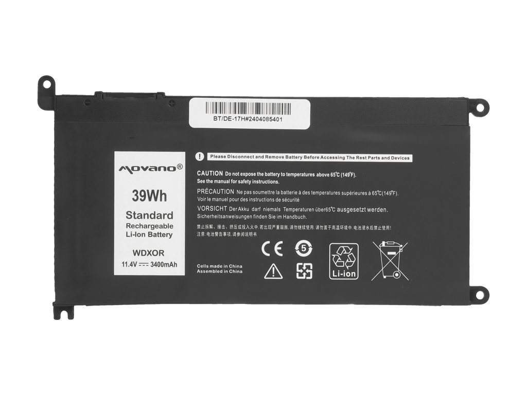 Bateria Movano para Dell Vostro 14 (5468), Inspiron 15 (5568) - 3600mAh - Image 3
