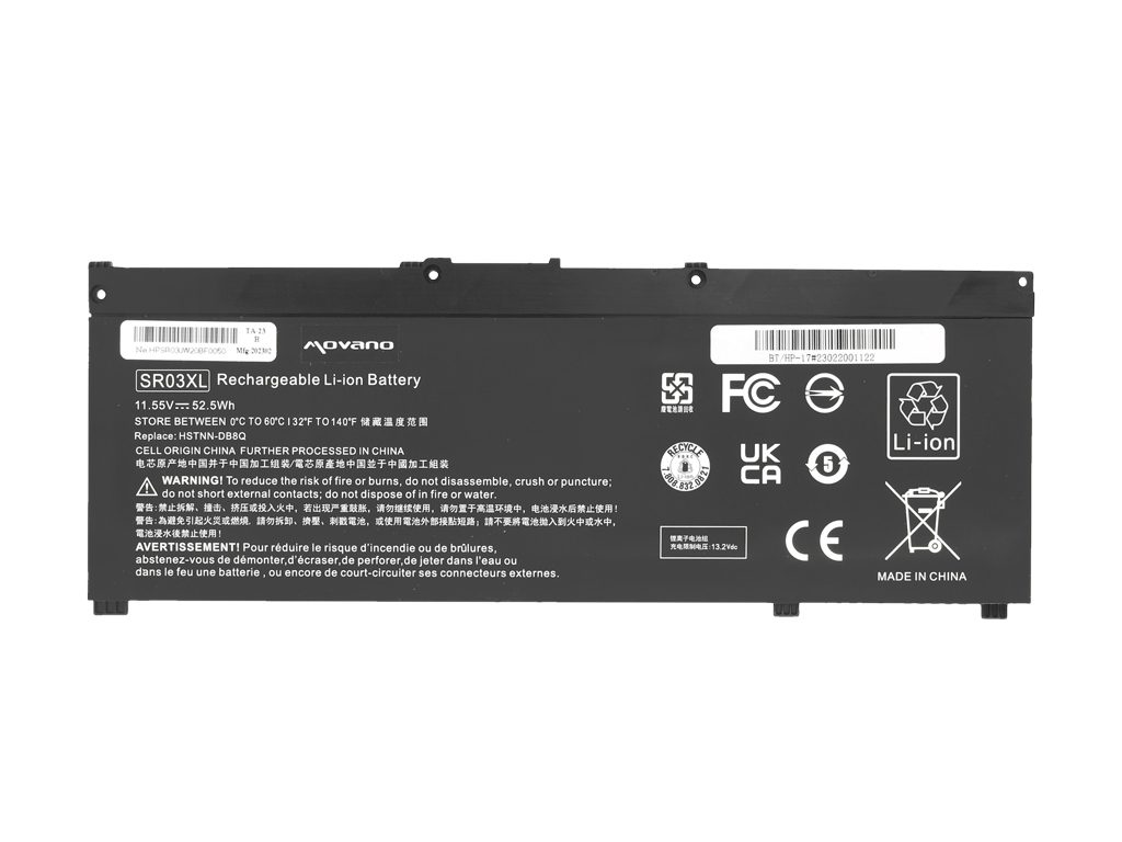 Bateria Movano para HP Pavilion Gaming 15, 17 SR03XL - Image 4