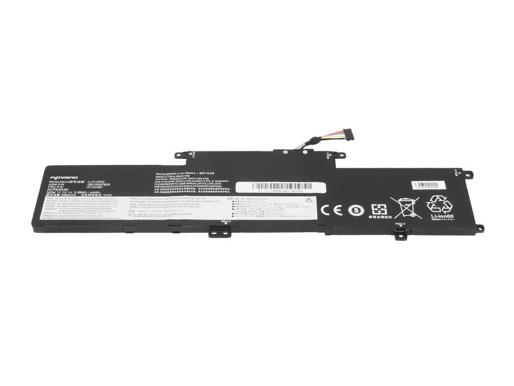 Bateria Movano 11.1V (10.8V) 44Wh para Portátil Lenovo ThinkPad Yoga L380 L390 Series - Substituição Original - Image 4