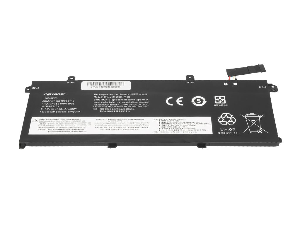 Bateria Movano L18M3P73 para Portátil Lenovo ThinkPad T490, T495, P43s, P14s Series - Image 4