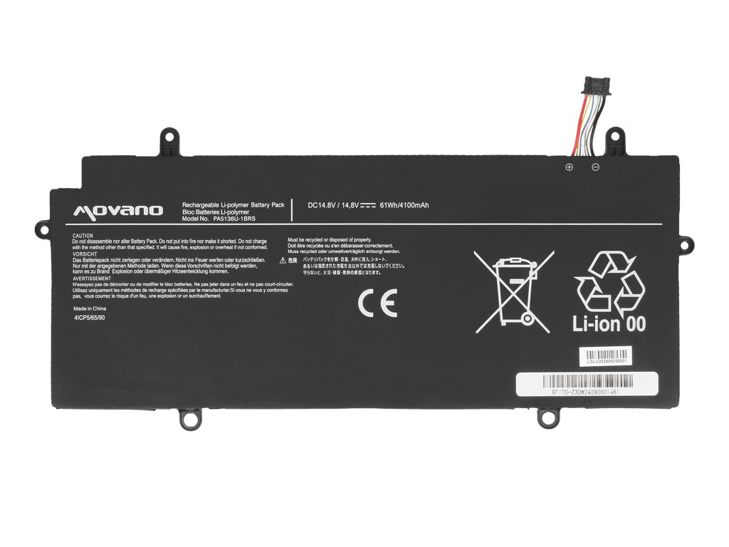 Bateria Movano para Portátil Toshiba Portege Z30, Z30-A, Z30-B, Z30-C, Z30-E, Z30T Series (7 Pinos) - PA5136U-1BRS - Image 3