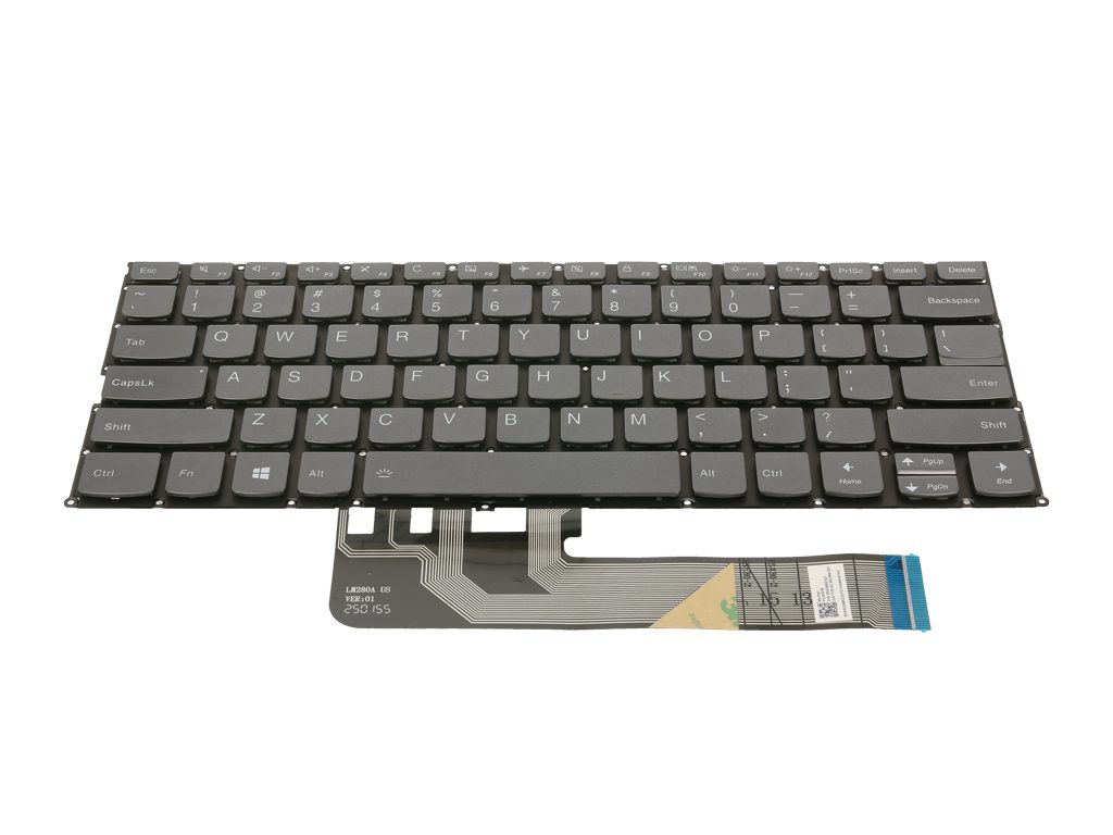 Teclado Retroiluminado QWERTY US para Portáteis Lenovo Yoga 530, IdeaPad 5, Flex 6, ThinkBook Series - Hub Parts - Image 2