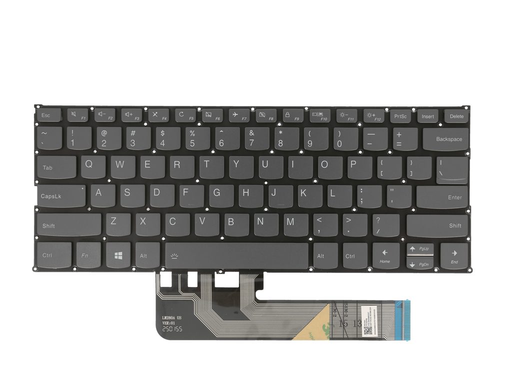 Teclado Retroiluminado QWERTY US para Portáteis Lenovo Yoga 530, IdeaPad 5, Flex 6, ThinkBook Series - Hub Parts - Image 4