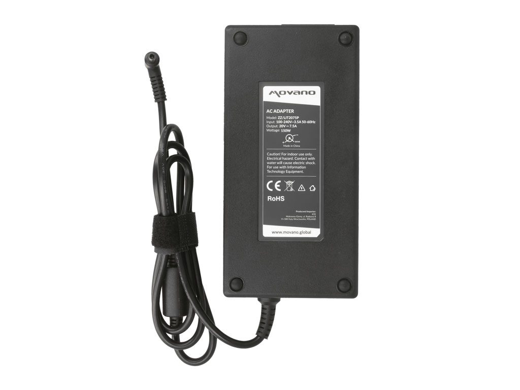 Carregador Movano 20V 7.5A 150W (4.0x3.0 mm) para Portátil MSI - Hub Parts - Image 3