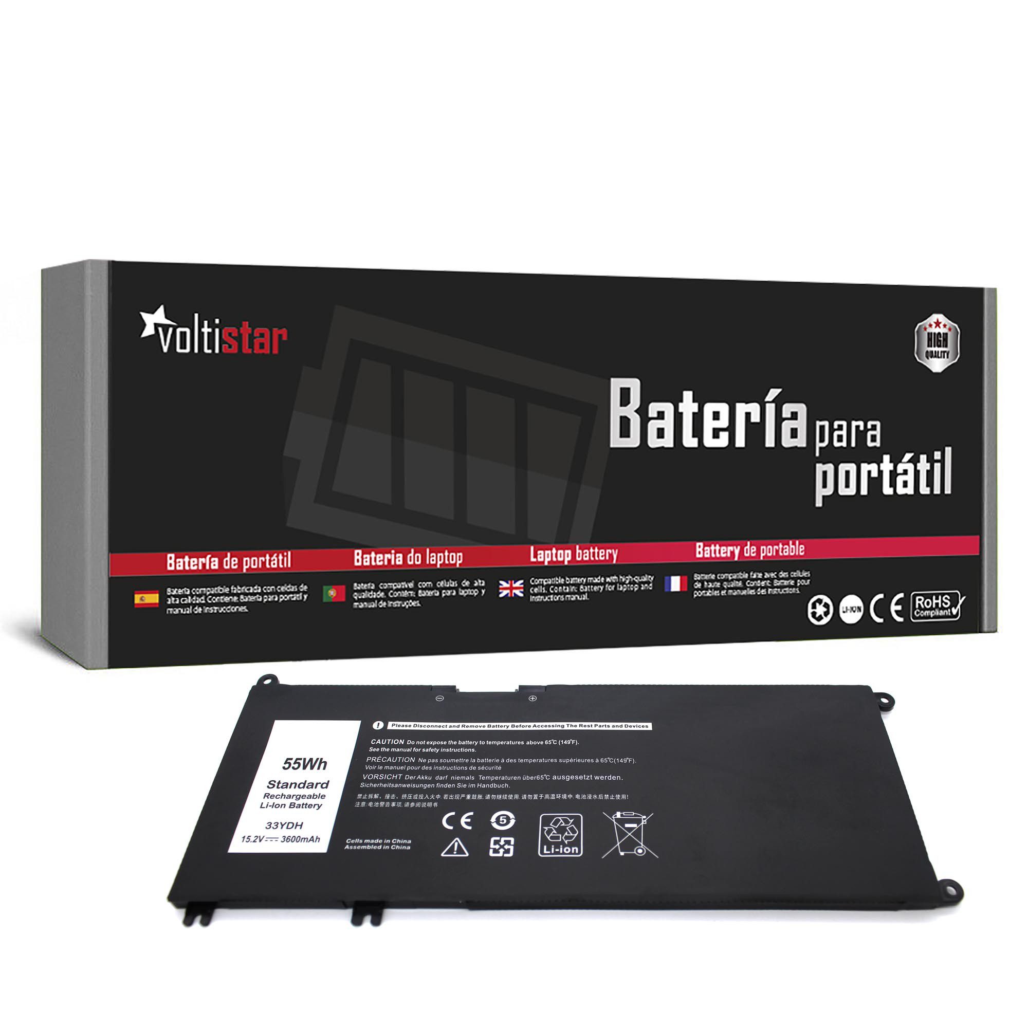 Batería para Portátil Dell Inspiron 15 7577 17-7779 17-7778 17-7000 33YDH