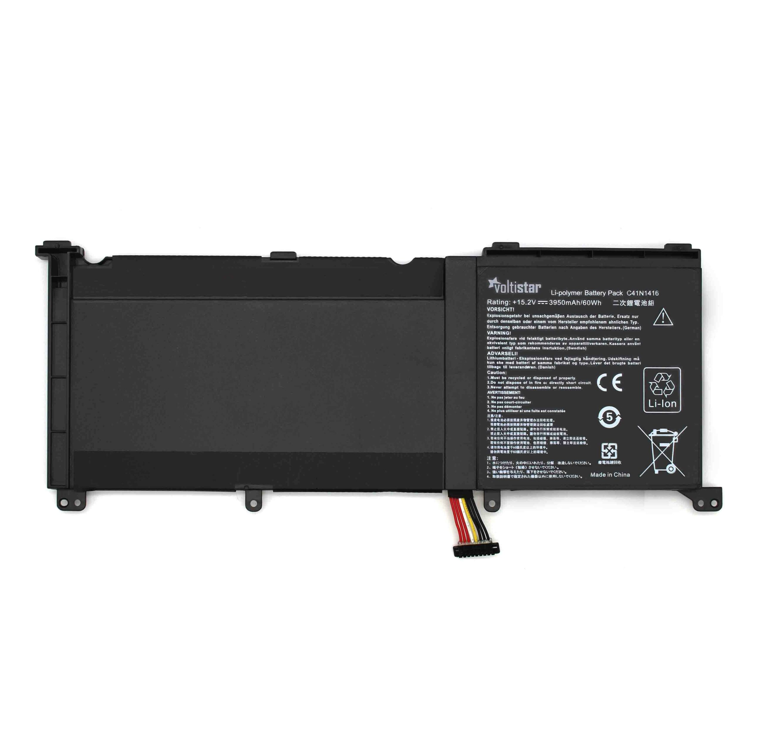 Bateria para Portátil Asus G501JW G501VW ZenBook UX501J UX501JW C41N1416 - Image 2