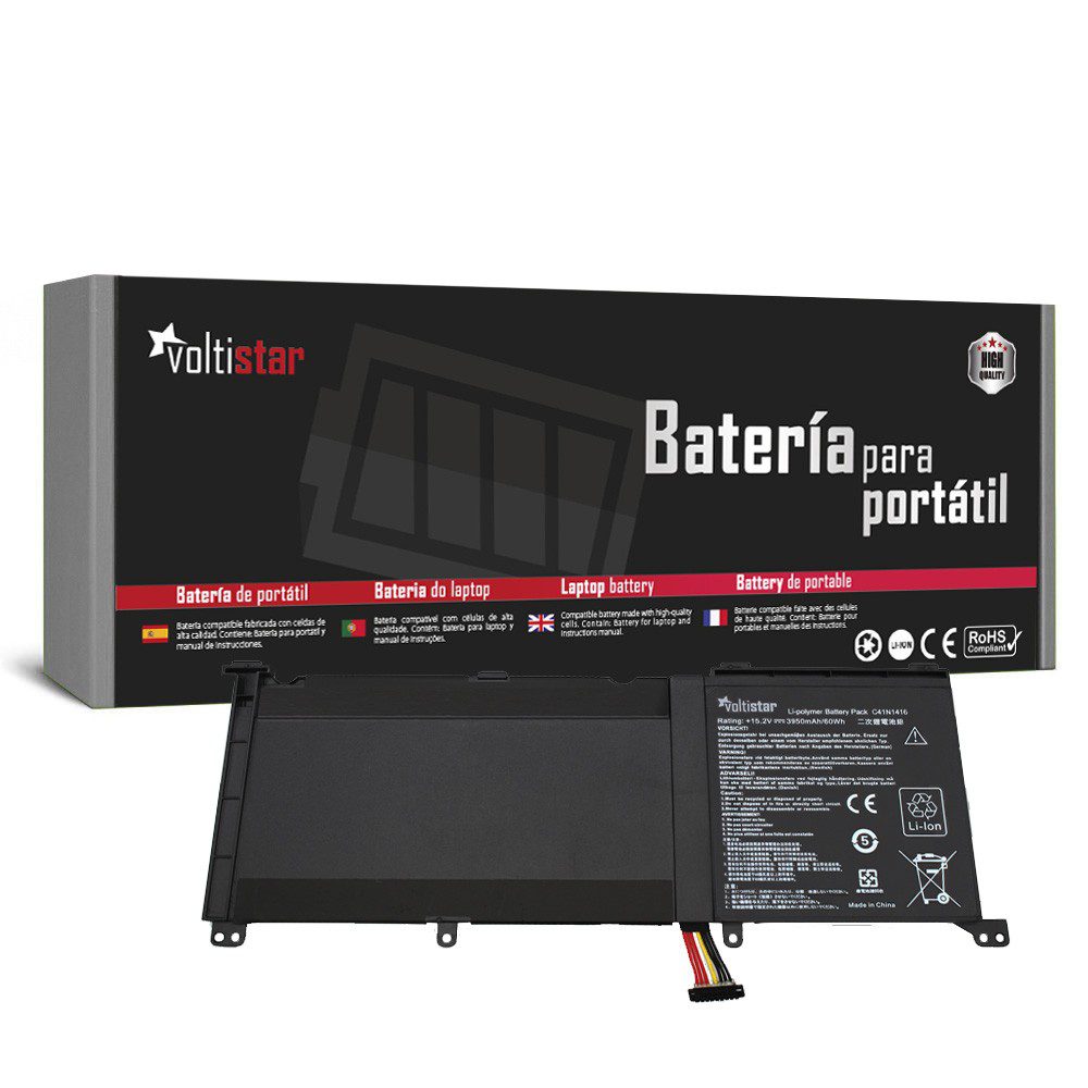 Bateria para Portátil Asus G501JW G501VW ZenBook UX501J UX501JW C41N1416