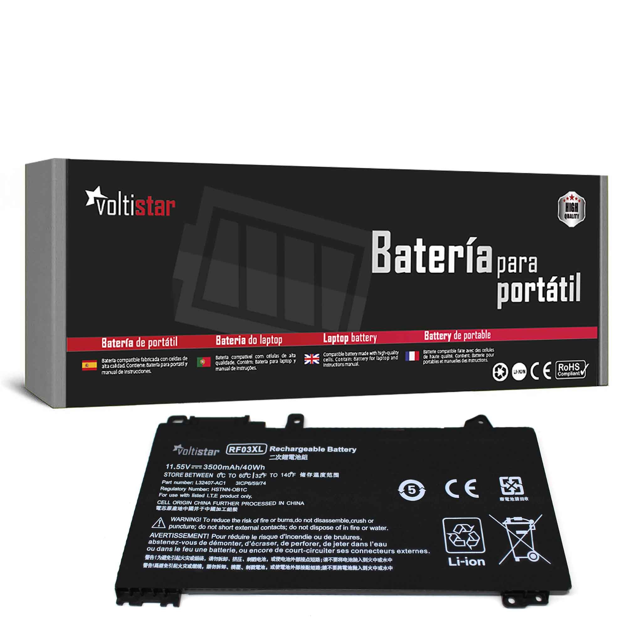 Bateria para Portátil HP ProBook 450 G7, 455 G7 - Compatível RF03XL, L84354-005 - Hub Parts