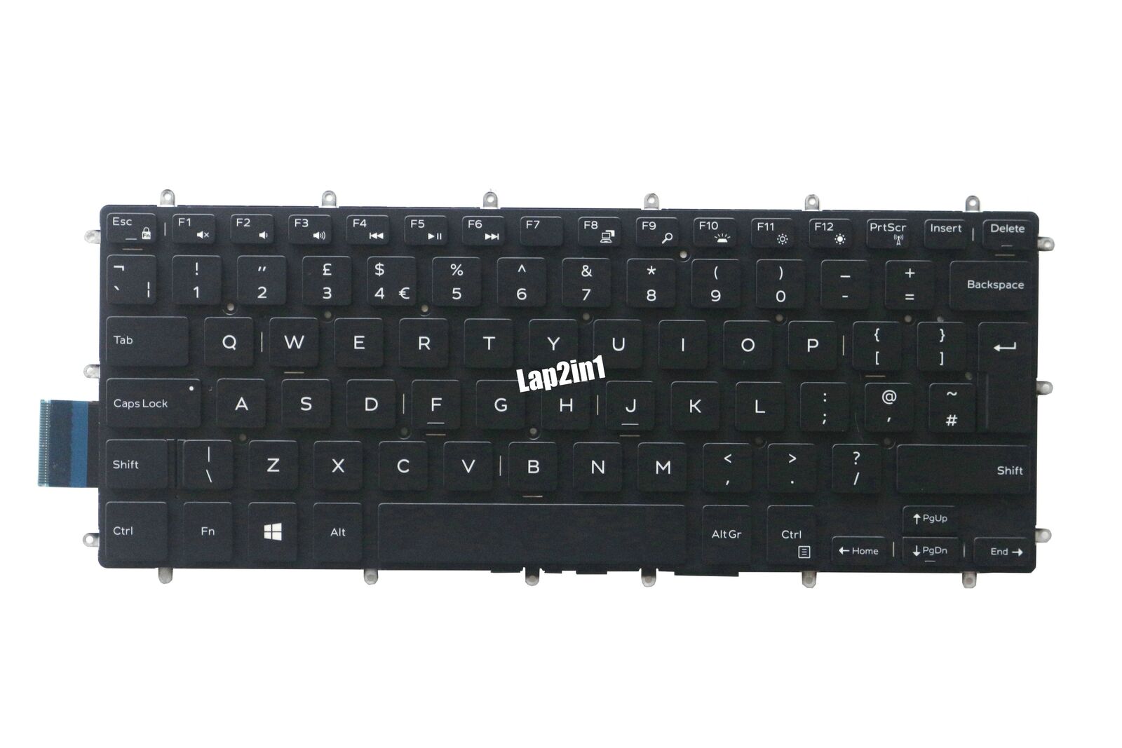 TECLADO PARA PORTATIL Dell Inspiron 13 5368 5378 5379 15 5568 5578 5579 (Inglês UK )