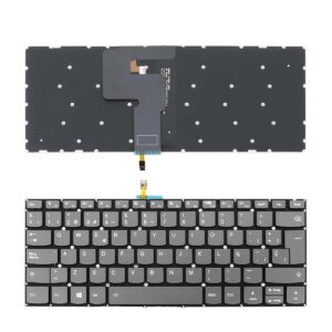 Teclado Retroiluminado para Portátil Lenovo IdeaPad 330-14IKB Cinzento sem Estrutura