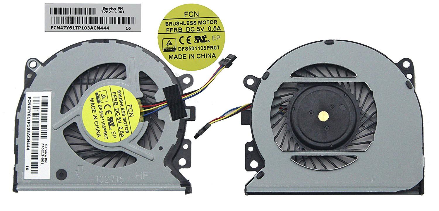 Ventoinha para Portátil HP Envy 15-U 15-U499NR 15-U110DX 15-U011DX 15-U111DX