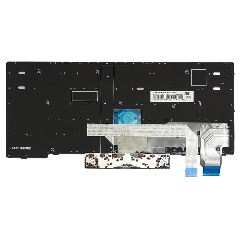 Teclado retro iluminado para Lenovo ThinkPad, X390, X395, X280, X13, L13, S2 Gen1 em português - Image 2