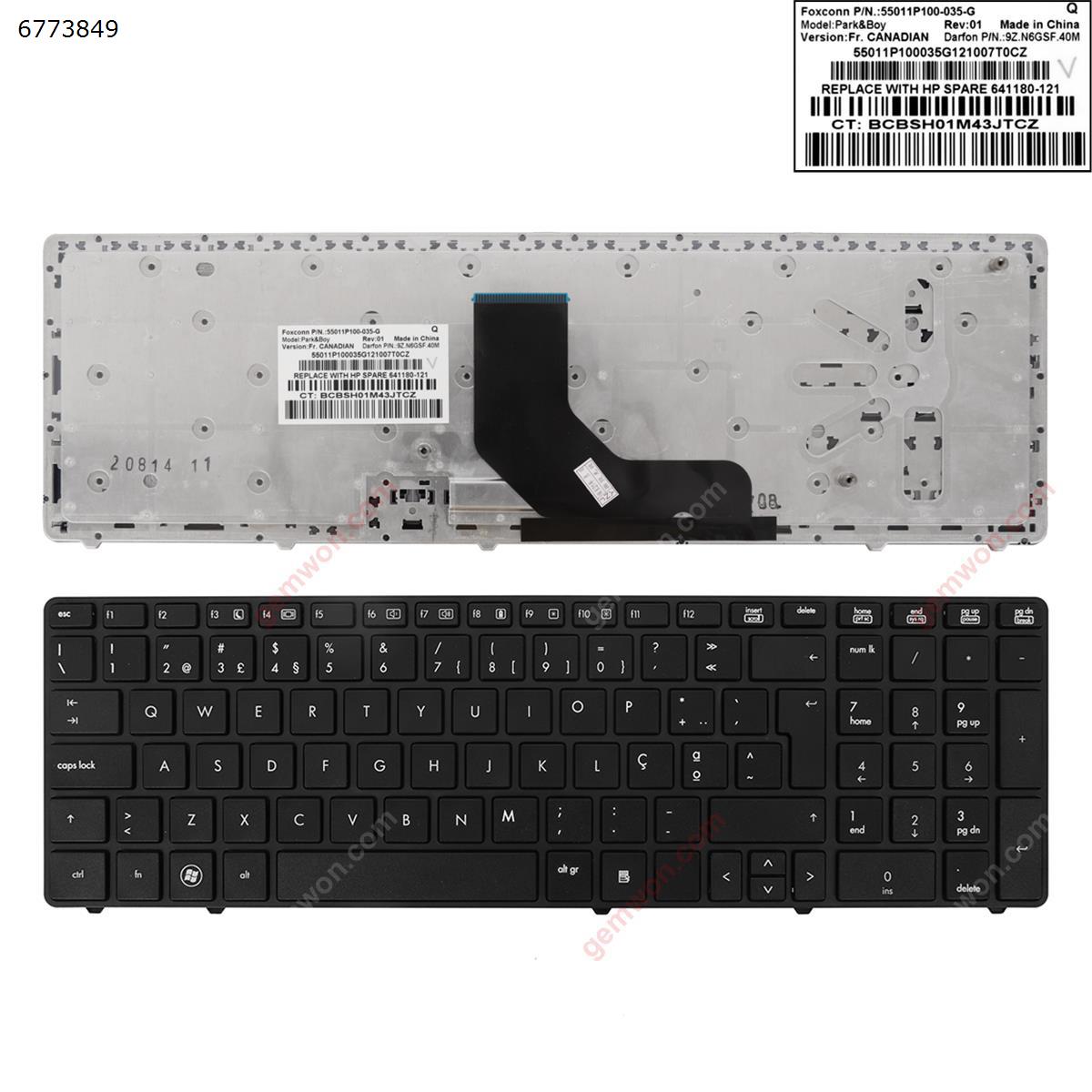 Teclado para portátil HP Probook 6560B Elitebook 8560P, 8570P – Português
