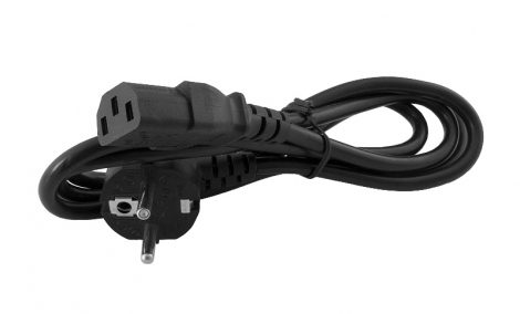 Cabo de Alimentação Padrão UE 120cm para Portátil e Dispositivos Eletrónicos - Hub Parts - Image 2
