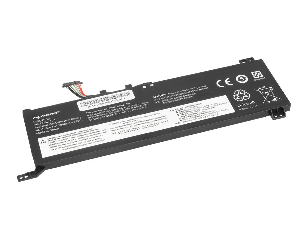 Bateria Movano 15.4V 59Wh para Portátil Lenovo Legion 5, 5P, 7 Series - Substituição L19C4PC0 - Image 4
