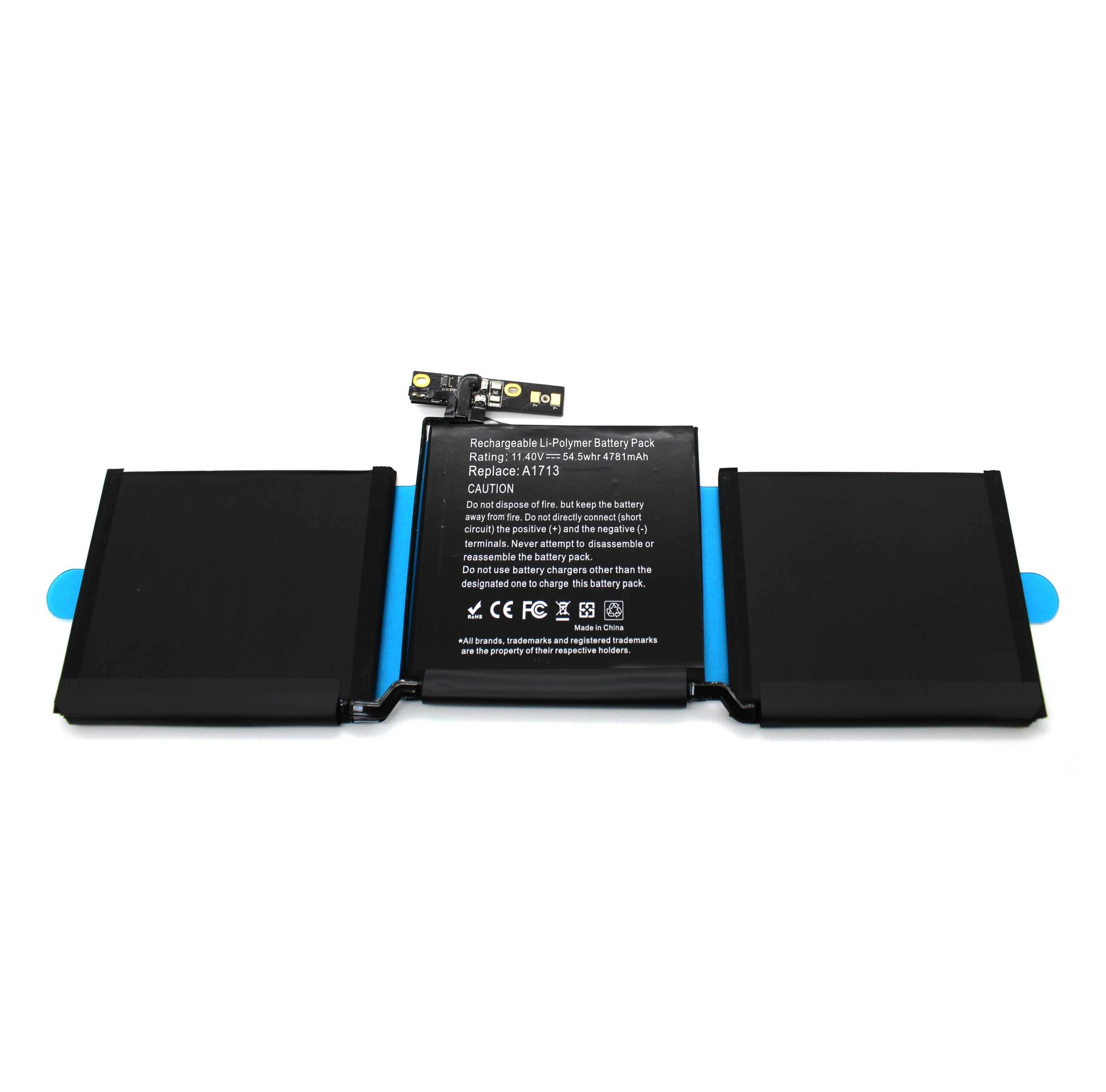 Bateria para Portátil Apple MacBook Pro A1713 A1708 (2016-2017) - P/N: 020-00946