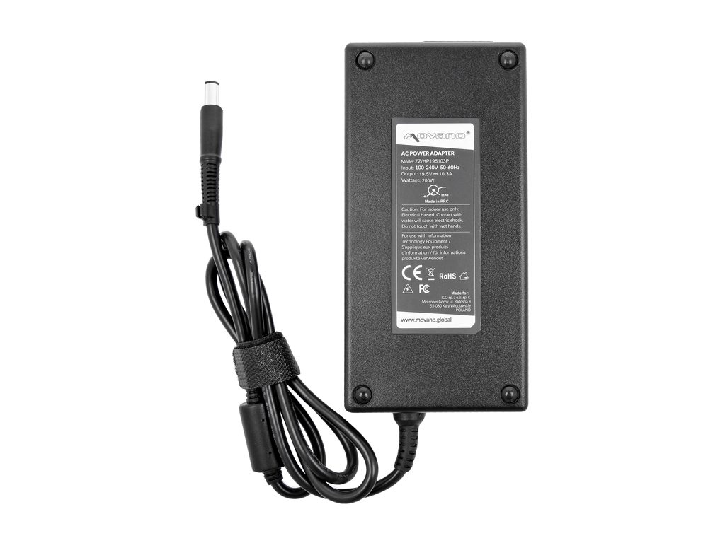 Carregador para Portátil HP 19.5V 10.3A 200W Pino 7.4x5.0mm - Compatível com EliteBook e TouchSmart Series - Image 3