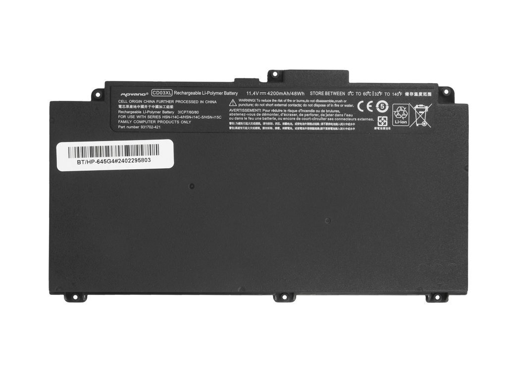 Bateria Movano para Portátil HP ProBook 640 G4 G5 G7, 645 G4, 650 G4 G5 G7 - CD03XL - Image 4