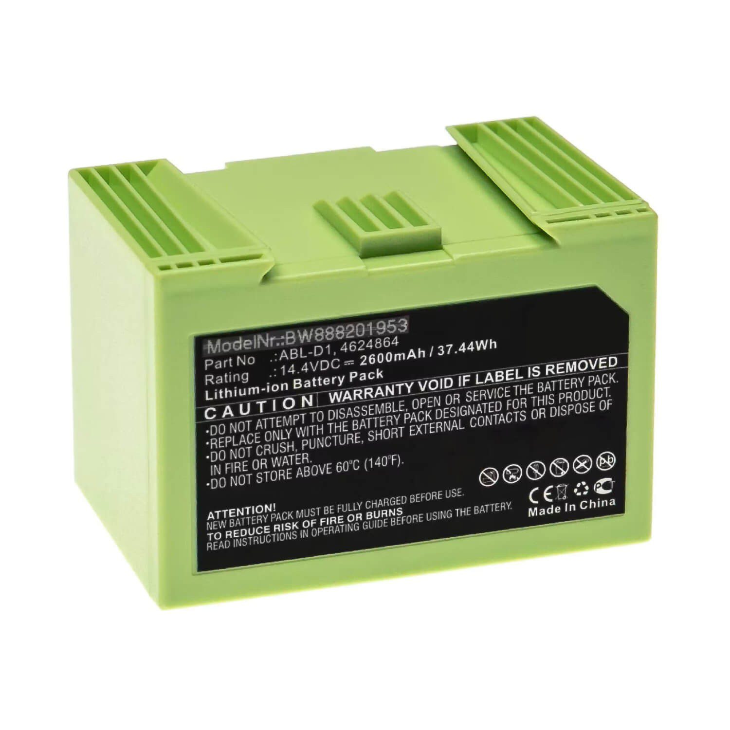 Batería para Irobot Roomba e And I Series I7+ 7150 7550 ABL-D1 Lithium Ion Battery Extended Life 14.4V