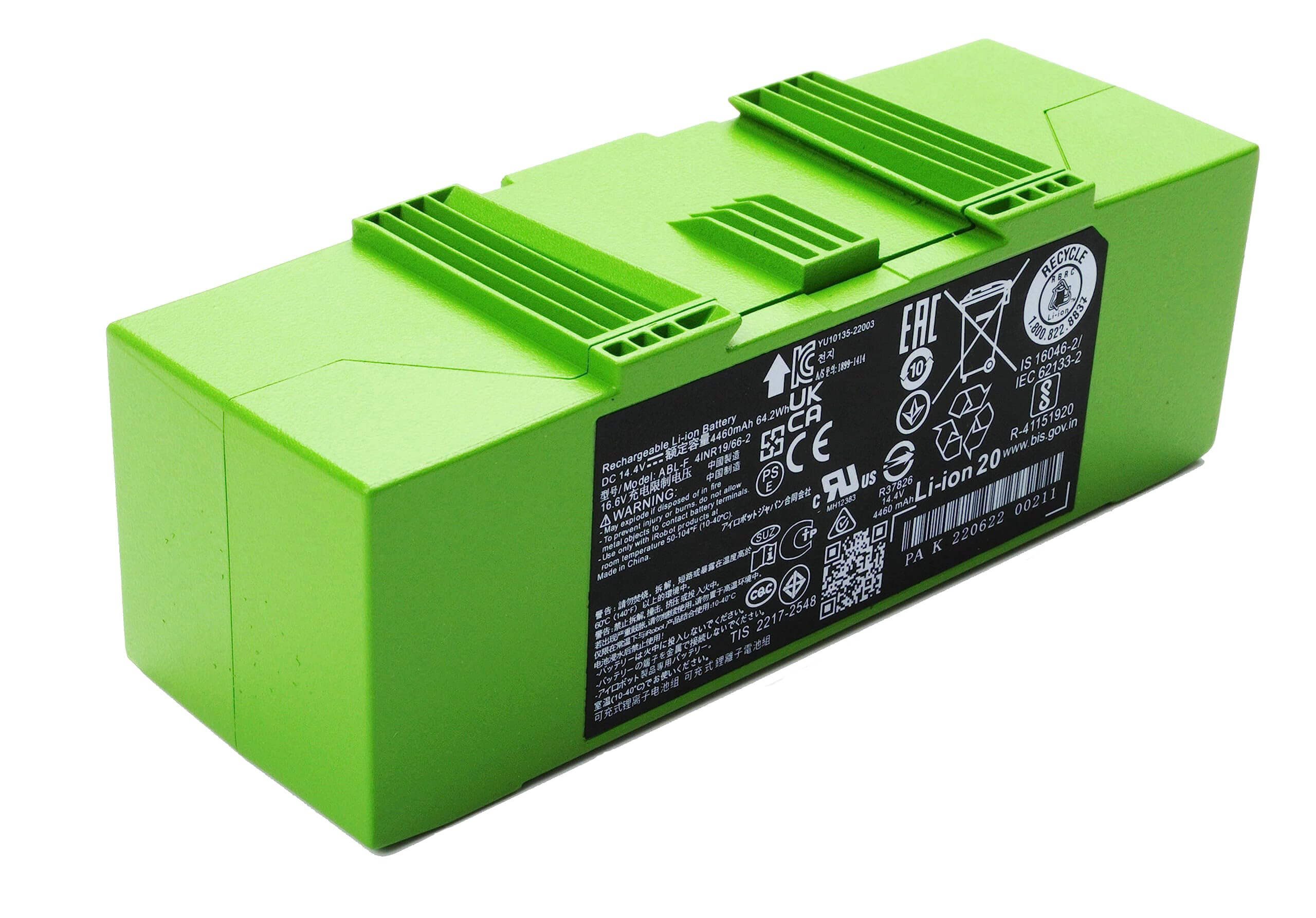 Batería para Irobot Roomba J9+ I8 I8+ J7+ I7+ 7150 7156 7158 7550 7558 I6 I4 4150 I4+ 4550 4552 I3 I3+ 3150 3158 ABL-F