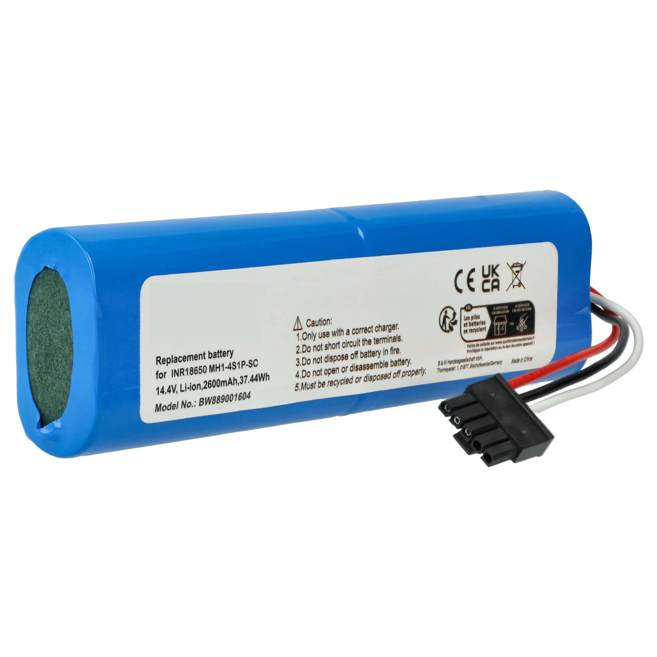 Batería para Robot Aspirador Ilife A4S 4S1P-001 Blue 14,4V 2800mAh