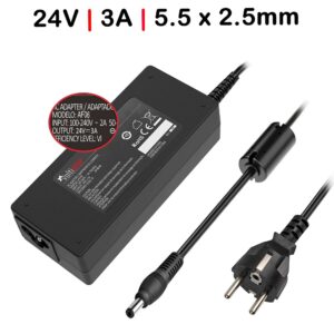 Carregador 24V 3.0A 72W 5.5MM X 2.5MM