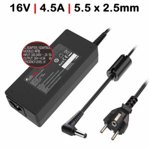Carregador para Portátil IBM Lenovo 16V 4.5A 72W