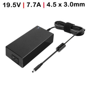 CARREGADOR PARA PORTATIL GAMING DELL XPS 15 9560 9550 19.5V 7.7A 150W 4.5 x 3.0MM