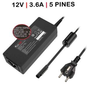 Carregador para Microsoft Surface Pro 12V 3.6A 43W