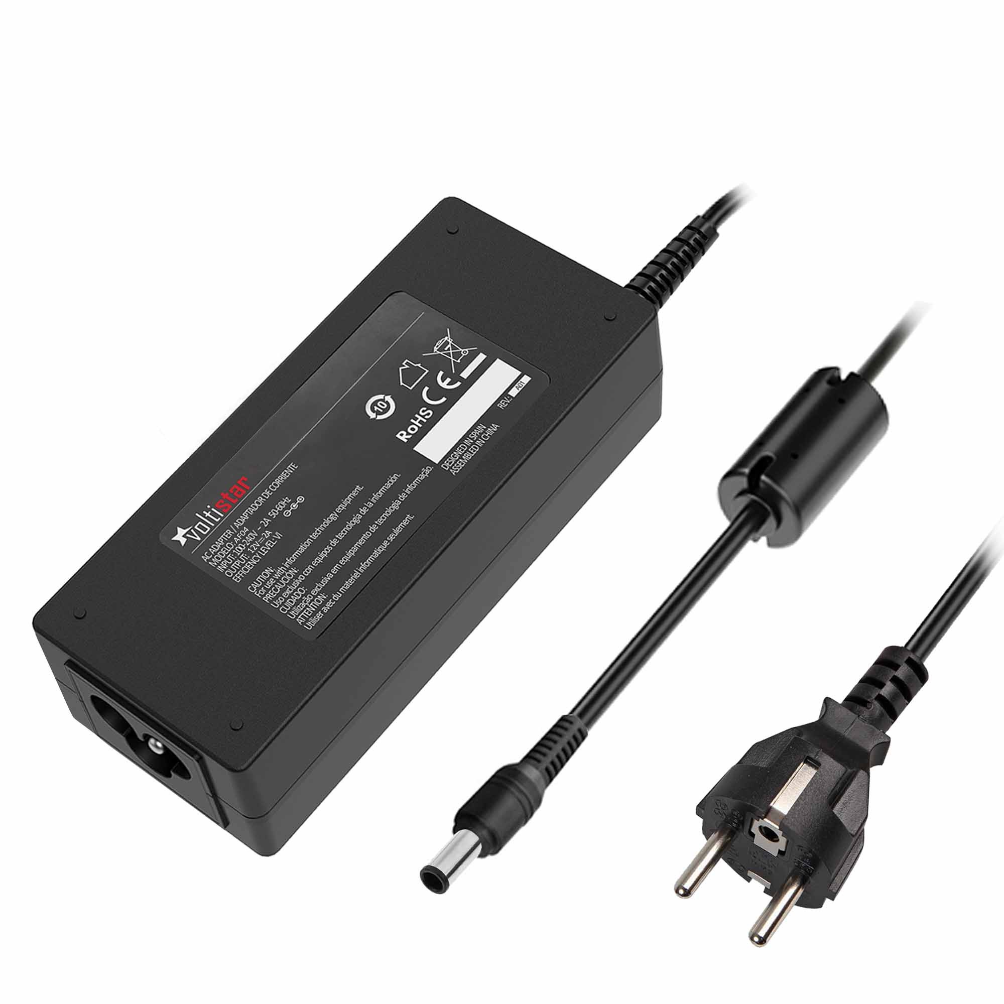 Carregador para Monitor 12V 2A 6.5 X 4.4MM com Pin Central 24W - Image 2