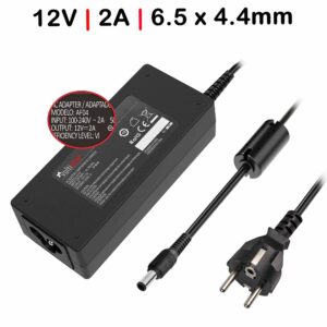 Carregador para Monitor 12V 2A 6.5 X 4.4MM com Pin Central 24W