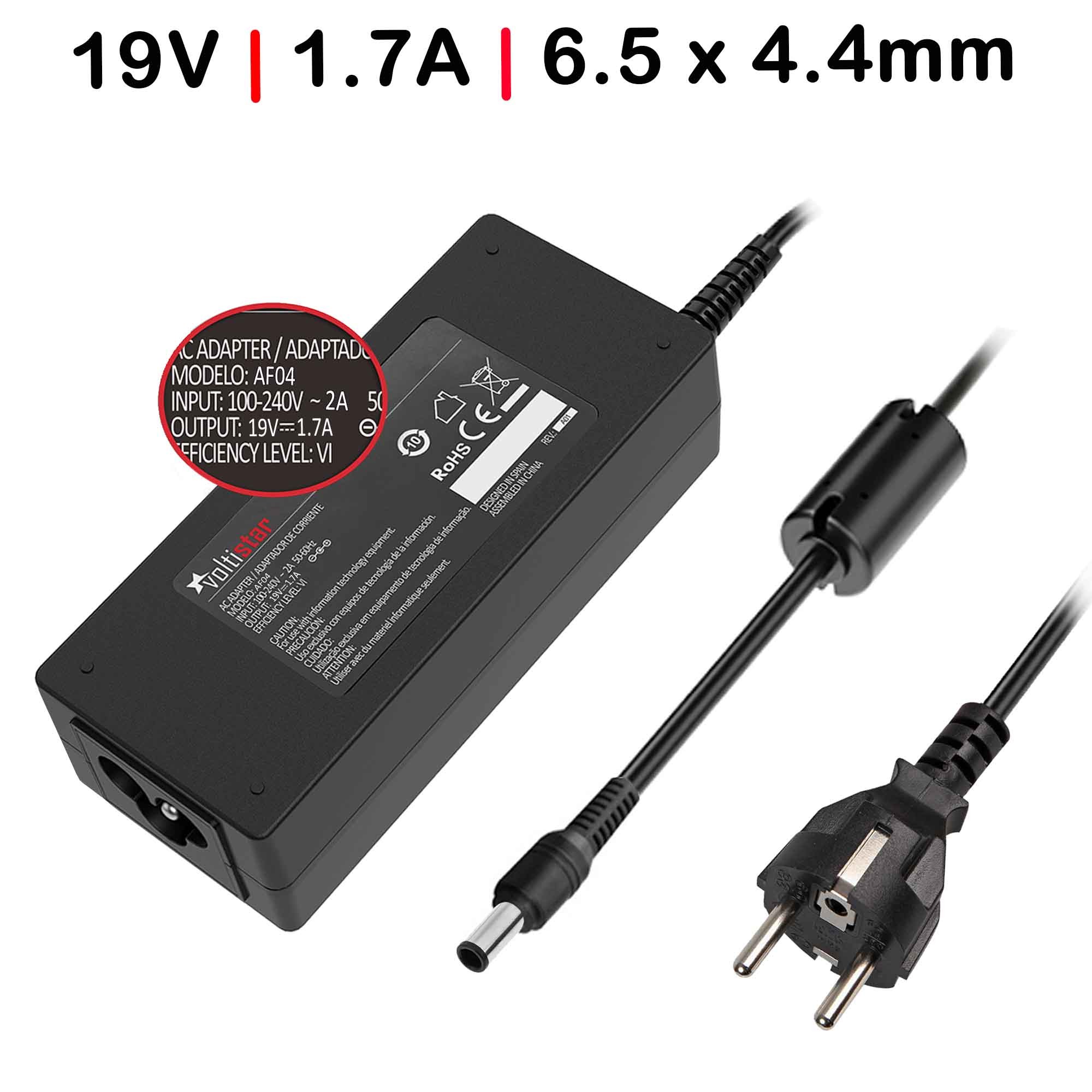 Carregador para Monitor 19V 1.7A 6.5 X 4.4MM 32W