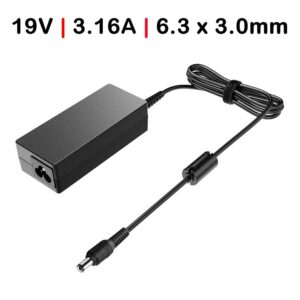 Carregador para Portátil Toshiba Satellite 1000 1005 1600 1605 19V 3.16A 6.3 X 3.0MM 60W
