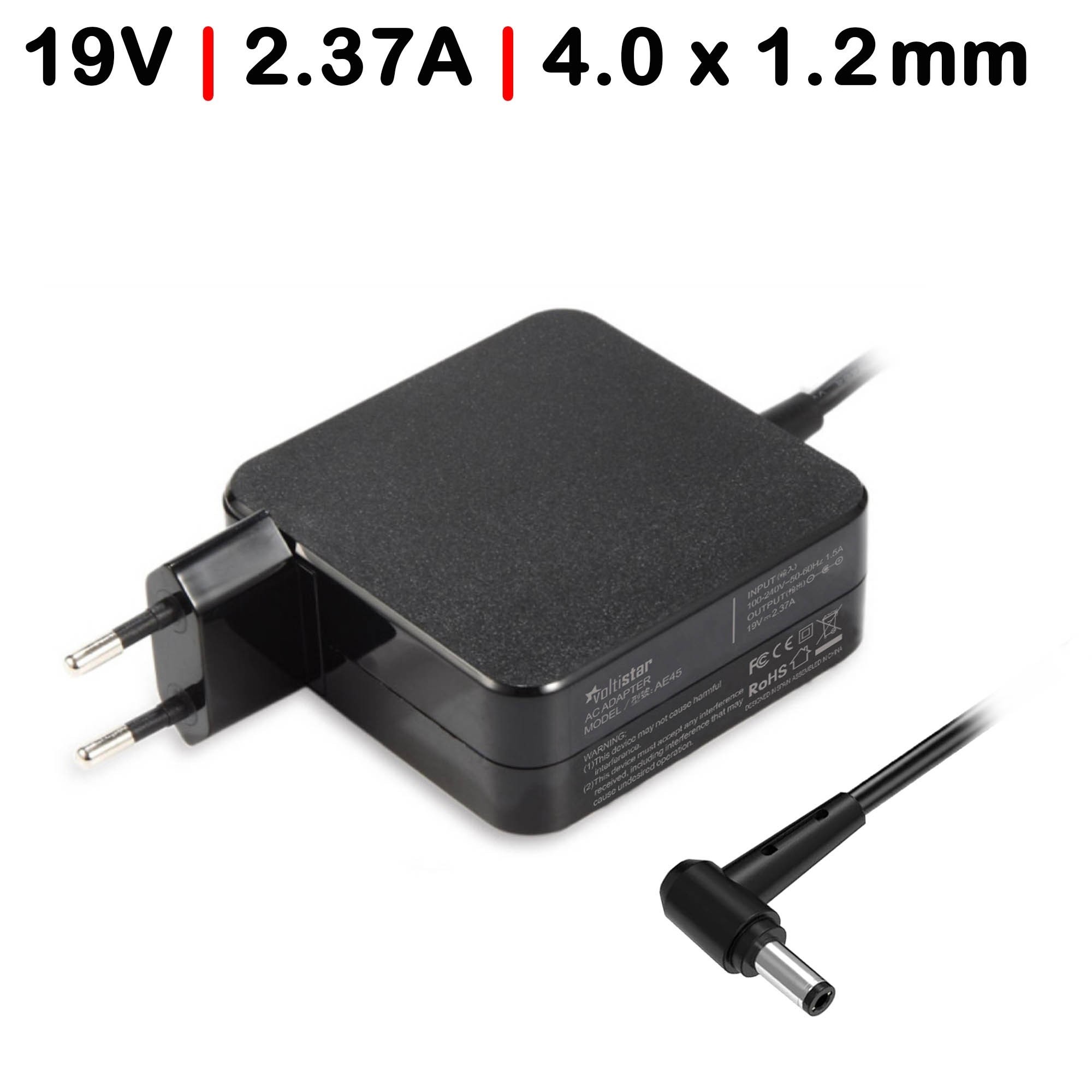 Carregador para Portátil Asus VivoBook 14 S14 15 ZenBook F541U UX430U X540U X512F F515JA X540 ADP-45BW