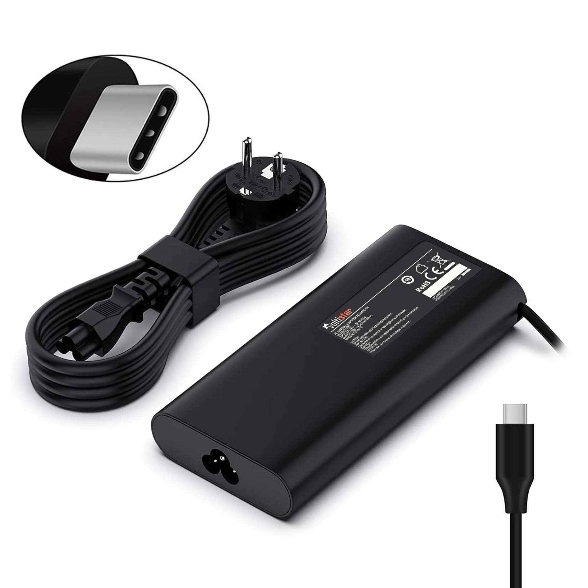 Carregador para Portátil 5V-20V 4.5A 90W USB-C