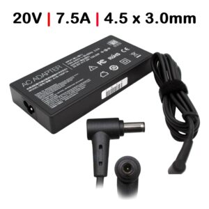 CARREGADOR DE PORTÁTIL ASUS ZENBOOK PRO 15 UX580GD 150W 20V 7,5A 4.5x3.0MM