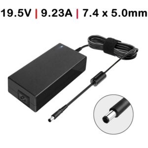 CARREGADOR PARA PORTATIL GAMING DELL ALIENWARE 13 R3 19.5V 9.23A 180W 7.4 x 5.0MM