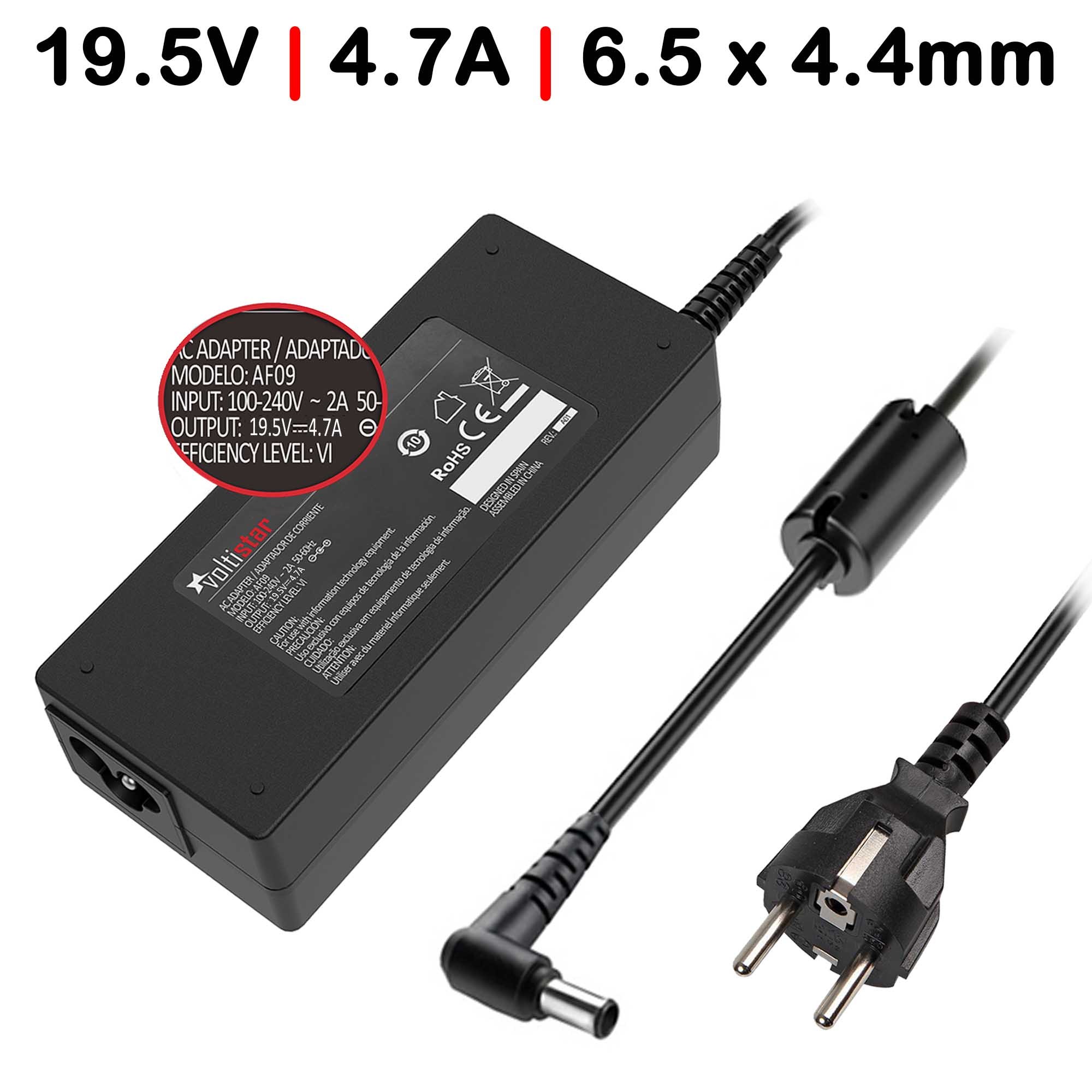 Carregador para Portátil Sony Vaio VPCSB4S9E VPCSB4T9E VPCSB4V9R VPCSE13FX