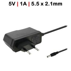 Carregador para Sistema de Segurança Roteador 5V 1A 5.5X2.1MM 5W