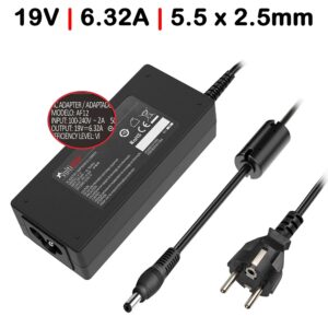 Carregador para Portátil Asus ADP-120RH B PA-1121-28 120W 19V 6.32A 5.5X2.5MM