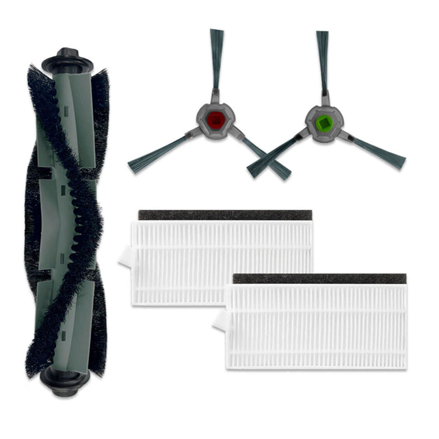 Kit de Acessórios de Substituição para Aspirador Robot Airrobo P20 - Rolo, Escovas e Filtros