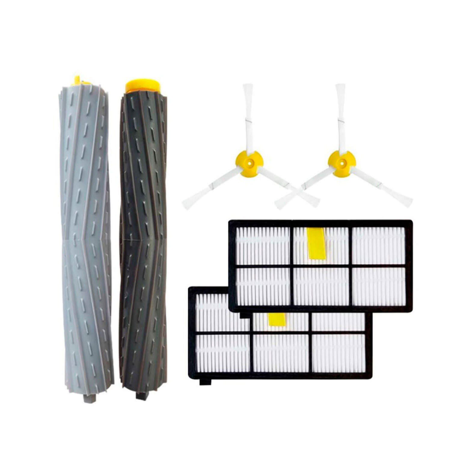 Kit Peças Substituição iRobot Roomba Séries 800 900 - Rolos Escovas Filtros | Hub Parts