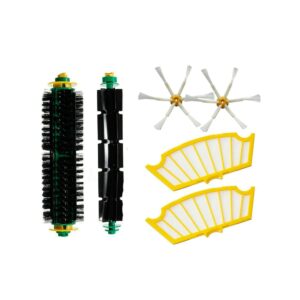 Kit de Peças de Substituição para iRobot Roomba 500 Series - Filtros, Rolos, Escovas Laterais