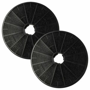 2x Filtro de Carvão Ativado Compatível com Klarstein 10035387 para Coifa - 17.5 cm