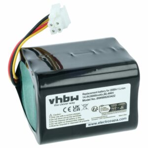 Bateria vhbw 6000mAh 14.4V Li-Ion para Vorwerk 20884-1