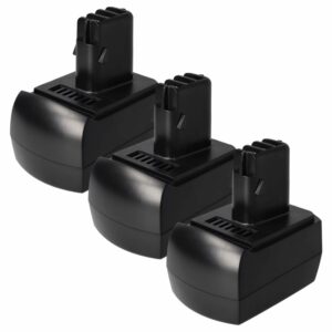 Bateria vhbw para Metabo 6.25471.00, 6.2547, 6.25471, 6.25470.00 - 1500 mAh, 9.6 V, NiMH (pack 3x)