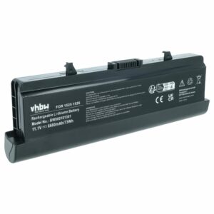 Bateria para Portátil Dell vhbw - 6600 mAh 11.1 V Li-Ion (Substitui 0GW252, 312-0626, 312-0625, 312-0566, 312-0567)