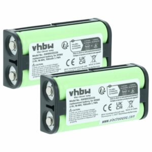 Bateria Wireless Headset Sony BP-HP550-11 vhbw - 2x 700 mAh 2.4 V NiMH